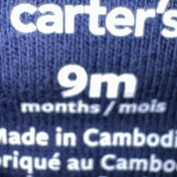 NWT set of 4 CARTER’S ONSIES. Baby Size 9 months Brand New still on hangers NEW - Picture 5 of 12